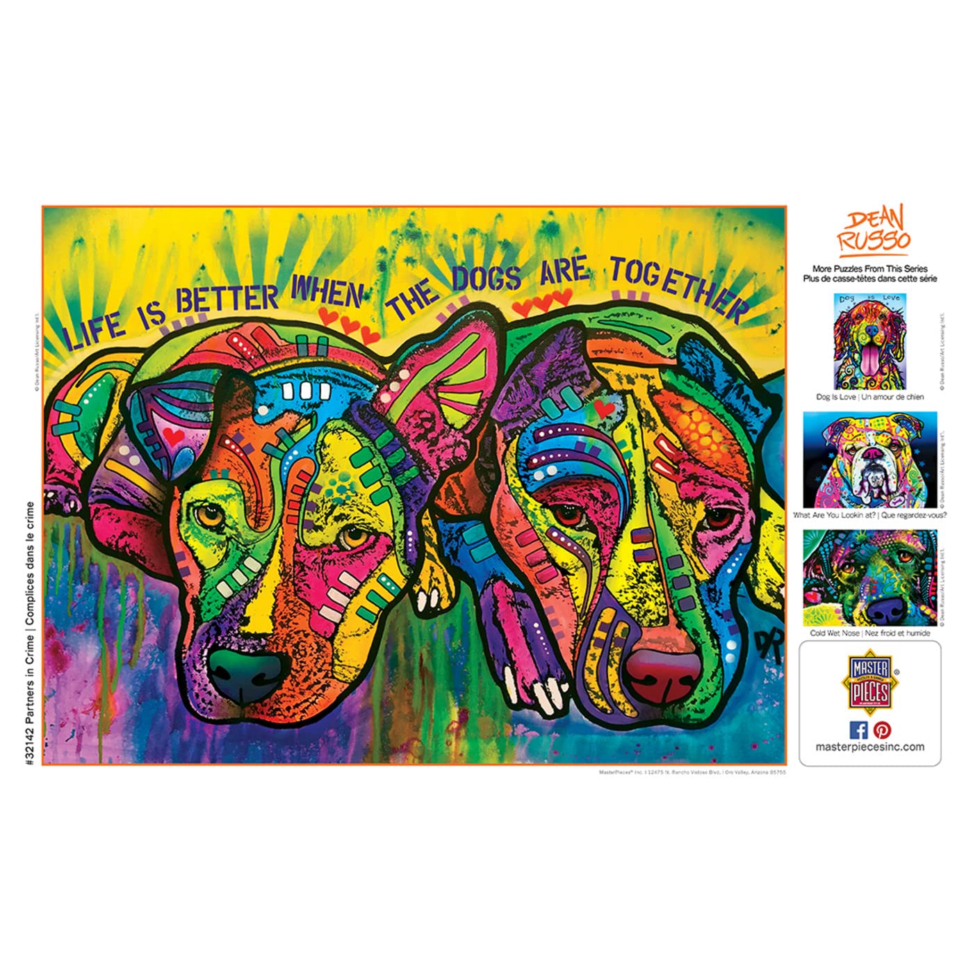 MasterPieces 300 Piece EZ Grip Jigsaw Puzzle - Partners in Crime - 18x24