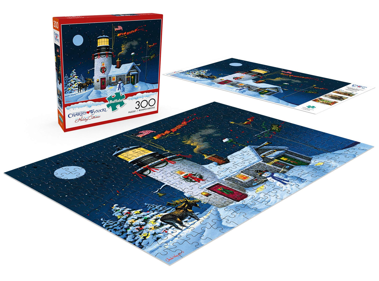 Buffalo Games 300 Piece Jigsaw Puzzle - Charles Wysocki Take Out Window, Large Size, Multicolor, Challenging Game Night Fun