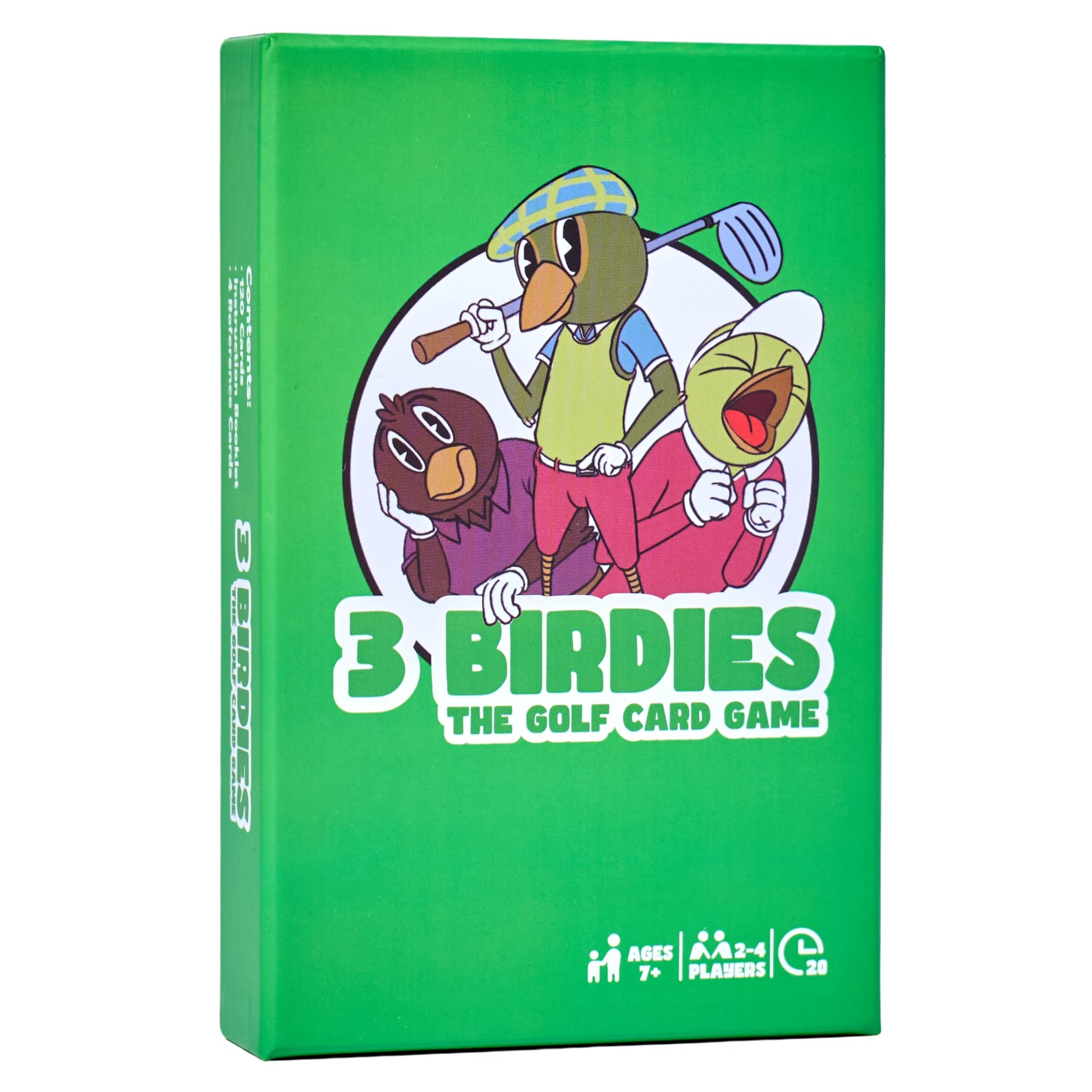 3 Birdies - The Golf Card Game - Fun, Fast-Paced, And Strategic Family Games For Game Night, Easy To Learn, Great For Couples, A