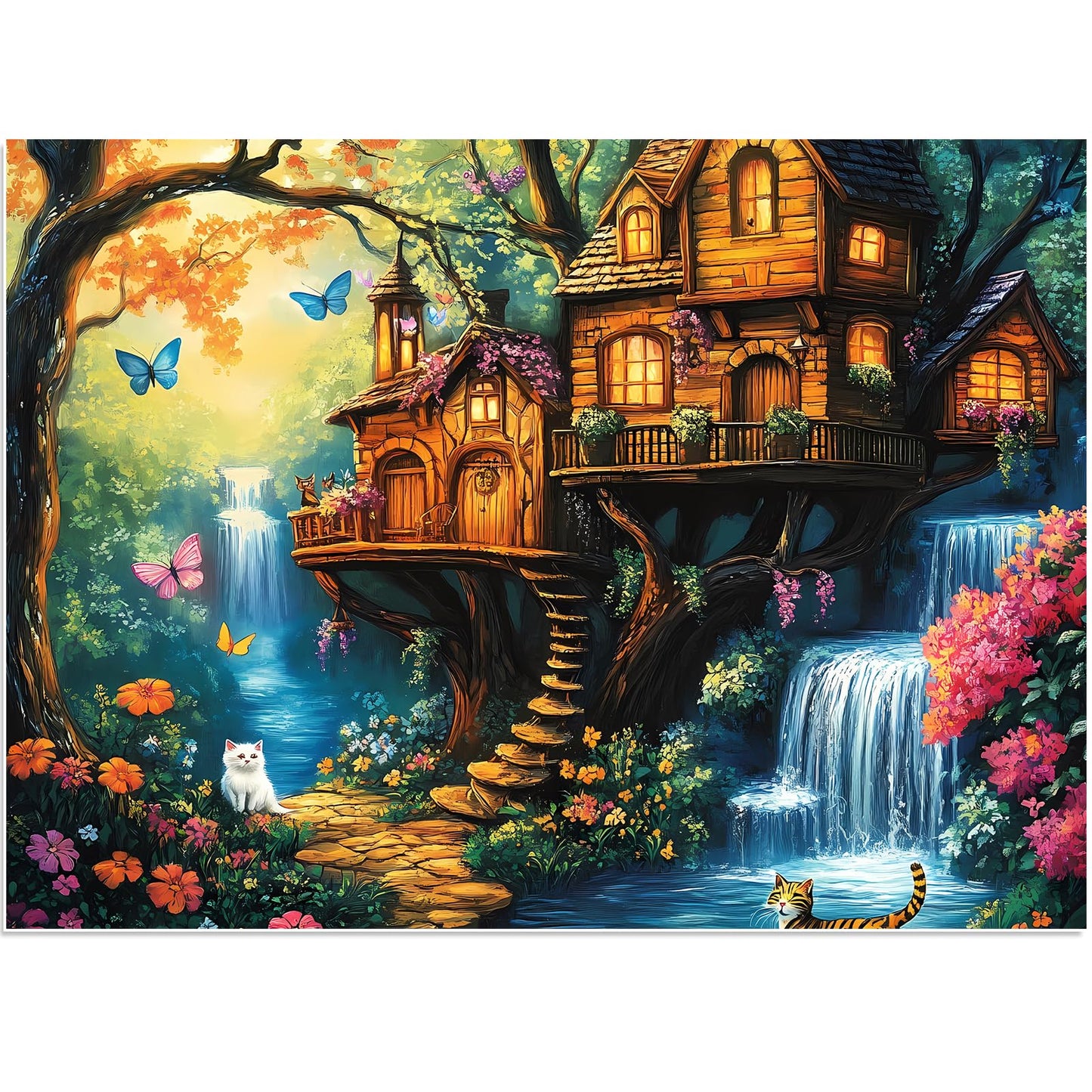 Puzzles for mature-themeds 500 Pieces  Nature Jigsaw Puzzles 500 Piece for mature-themeds Kids Seniors  Challenging Puzzle Perfect for Game Nights  Great Gift for Jigsaw Puzzle Lovers  Size: 20.5  x 15 