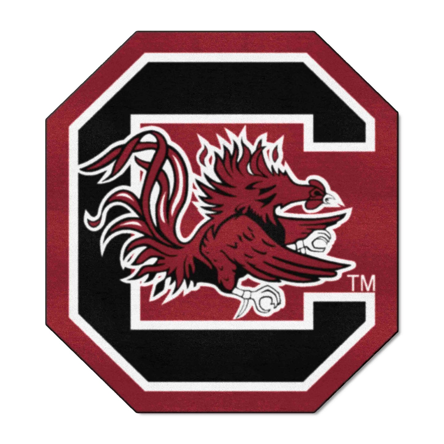 FANMATS 18510 NCAA University of South Carolina Mascot Mat Approximately 3 x 4
