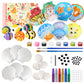 Kids Sea Shell Painting Kit, Arts & Crafts Gifts for Boys Girls, DIY Creative Activity Art Toys with Refrigerator Magnets, Kids 