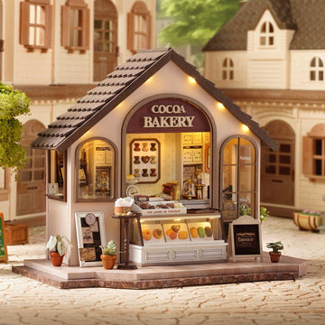Cuteroom Miniature House Kits For Adults, Dollhouse Wooden Furniture Kit, Diy Craft Kits Creative Room Sunshine Greenhouse For D
