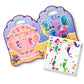 Melissa & Doug Puffy Sticker Play Set – Mermaids, 65 Reusable Stickers, Mess-Free Travel Toy for Kids, One Size, Multi-colored