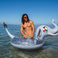 PoolCandy Inflatable 42 inch Animal Pool Tubes and Swim Rings (Elephant Glitter Filled Inflatable 42 inch Pool Tube)