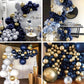 Partywoo Nile Blue Balloons, 142 Pcs Dark Blue Balloons Different Sizes Pack Of 18 Inch 12 Inch 10 Inch 5 Inch Blue Balloons For Balloon Garland Or Balloon Arch As Birthday Party Decorations, Blue-Y72