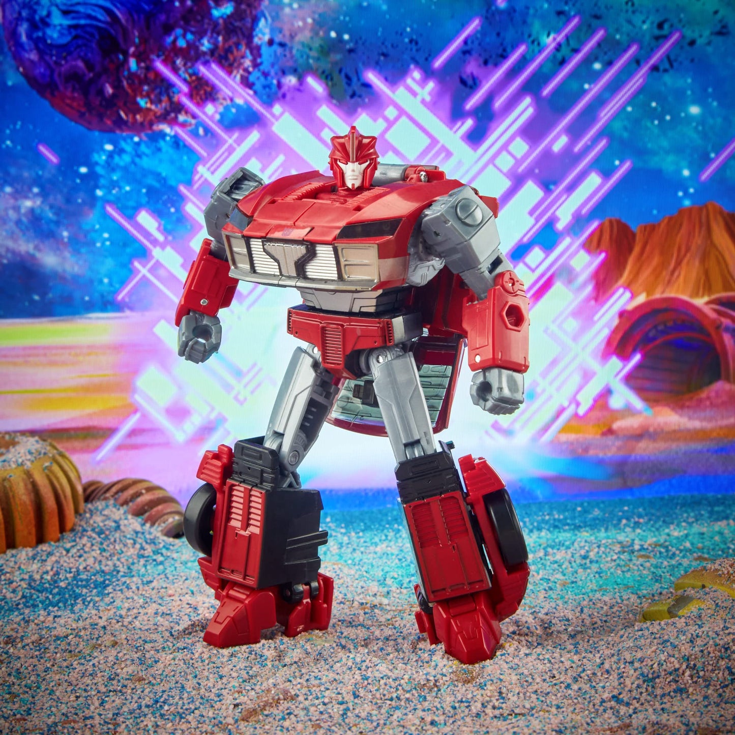 Transformers Toys Generations Legacy Deluxe Prime Universe Knock-Out Action Figure - Kids Ages 8 And Up, 5.5-Inch