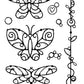 Francoise Collection - Wired Butterflies - Clear Stamp Set