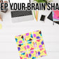 B.Dazzle Scramble Squares Cupcakes Puzzle - 9 Piece Brain Teaser - Engaging Mind Game for All Ages - 12 x 12 Size