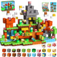 Toyunited Magnetic Blocks-150 Pcs Build Adventure Game Castle World Set - Magnetic Building Cubes Stacking, Stem Montessori Sens