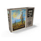 MyPuzzle Saguaro National Park: Desert Daybreak  Vintage Poster - enhanced 1000 Piece Jigsaw Puzzle for mature-themeds