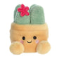 Aurora Adorable Palm Pals Seyla Succulent  Stuffed Animal - Pocket-Sized Play - Collectable Fun - Brown 5 Inches