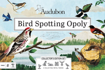 Masterpieces Opoly Board Games - Audubon Opoly - Officially Licensed Board Games For Adults, Kids, & Family
