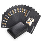 Joyoldelf Black Playing Cards, Waterproof Deck Of Cards With Dollar Pattern, Great For Party, Game And Magic