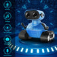 Hamourd Robot Toys for Boys Girls, Rechargeable Remote Control Emo Robots with Auto-Demonstration, Flexible Head & Arms, Dance M