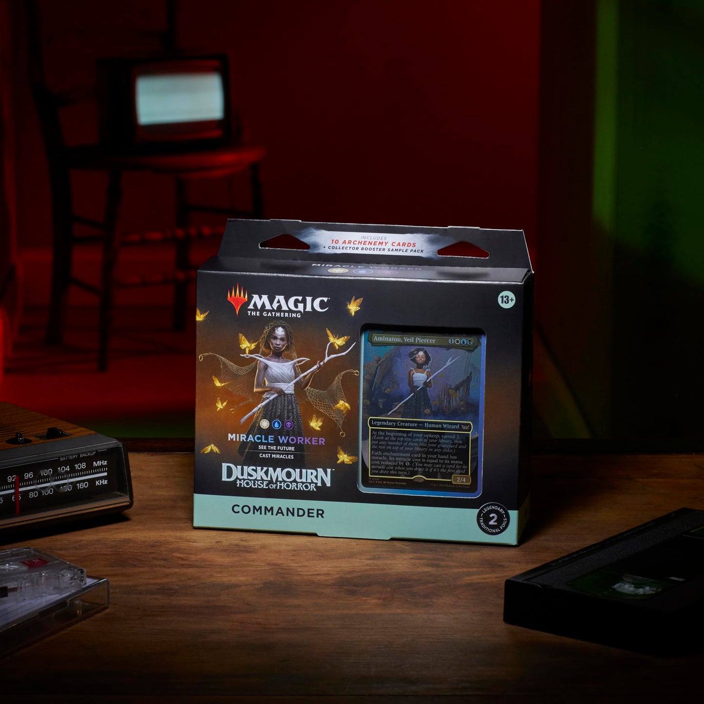 Magic The Gathering Commander Deck - Duskmourn: House of Horror, Multicolor, Model D34560000, Cardboard Material
