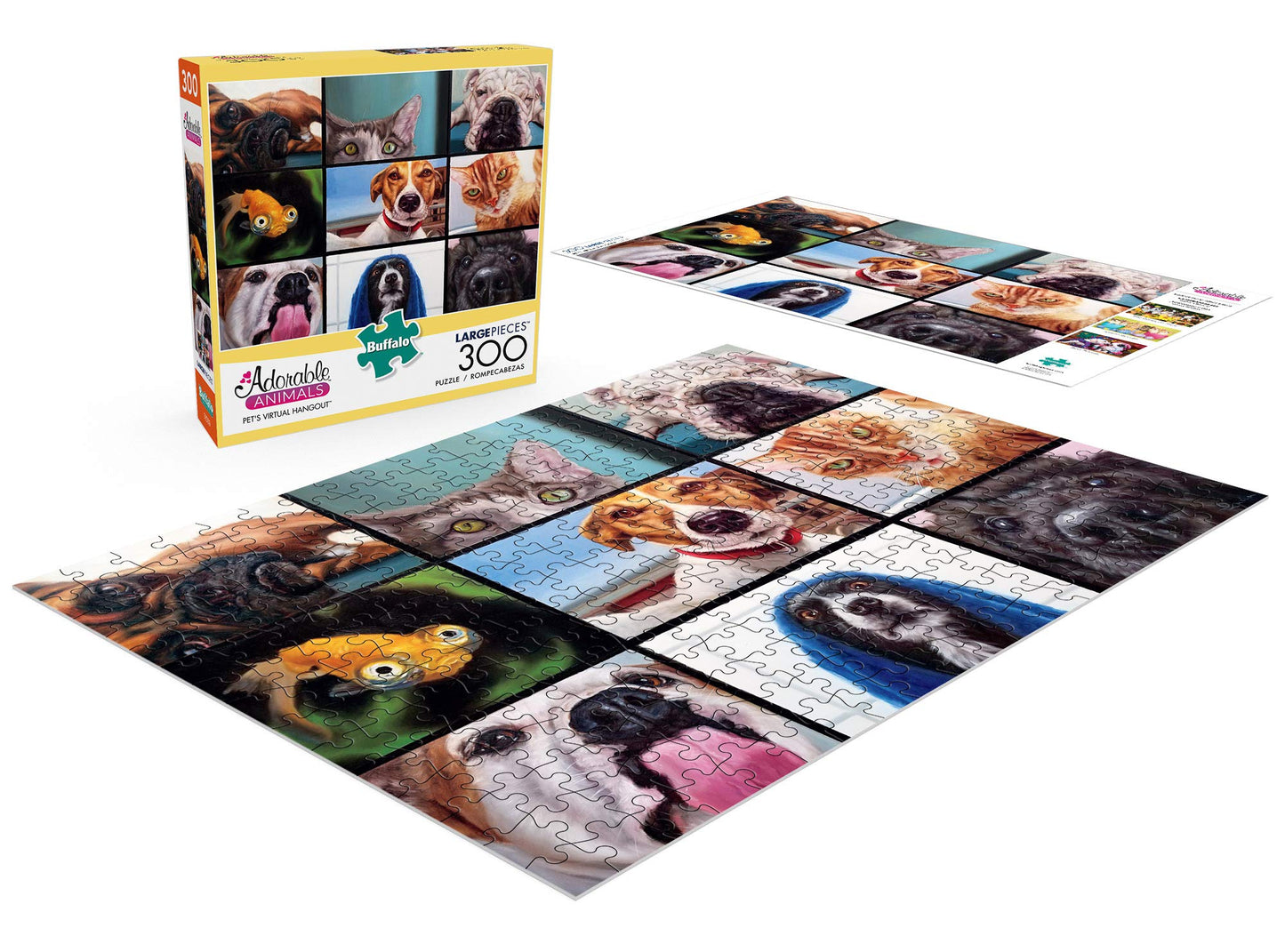 Buffalo Games - Pet'S Virtual Hangout - 300 Large Piece Jigsaw Puzzle