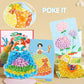 Suteng Arts And Crafts Kits For Kids, Creative Poke Art Fabric Puzzle Puncture Painting For Girls, 10 Sheets Diy Poking Drawing