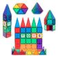 Playmags Magnetic Tiles For Kids, 60 Pc Magnet Blocks With Abc Click-Ins, Stem Development Building Toys For Boys Girls & Toddlers