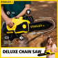 Red Toolbox Stanley Jr Battery Operated Delux Chainsaw,Yellow
