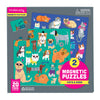 Mudpuppy Cats & Dogs - Tri Fold Magnetic Puzzles Featuring Two 20 Piece Cat And Dog Themed Artwork