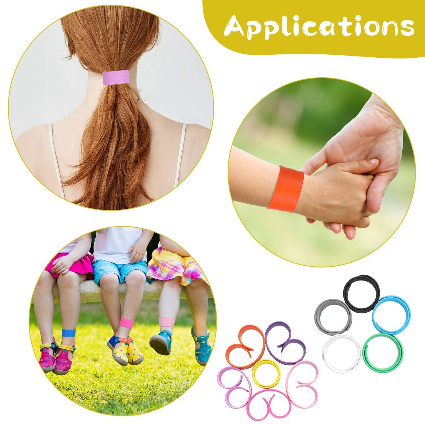 Skylety 26 Pcs Rainbow Silicone Slap Bracelets Bulk, Soft and Safe Blank Silicone Slap Bracelet for Adults and Teens, Craft Proj