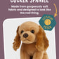 Living Nature Cocker Spaniel Puppy Stuffed Animal | Fluffy Dog Animal | Soft Toy Gift For Kids | 6 Inches