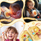 Jovow Baby Phone With Music For Toddler, Montessori Busy Board, Kids Sensory Board, Early Educational Toy For Toddlers 1-3, Moto