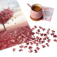 Ingooood Jigsaw Puzzles 1000 Pieces- Tranquil Series Maple Leaves Heart- for mature-themed