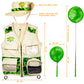 Kidz@Play Bug Hunting Kit, Vest, Hat, Binoculars, Lg. Net, Bug Container, Whistle, Flashlight, Magnifier, Thermostat, Compass (Green)