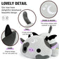 Onsoyours Original Cute Bat Cow Plushie, Soft Stuffed Cow Squishy Plush Animal Toy Cow With Wings Bat Pillow For Kids (Bat Cow,