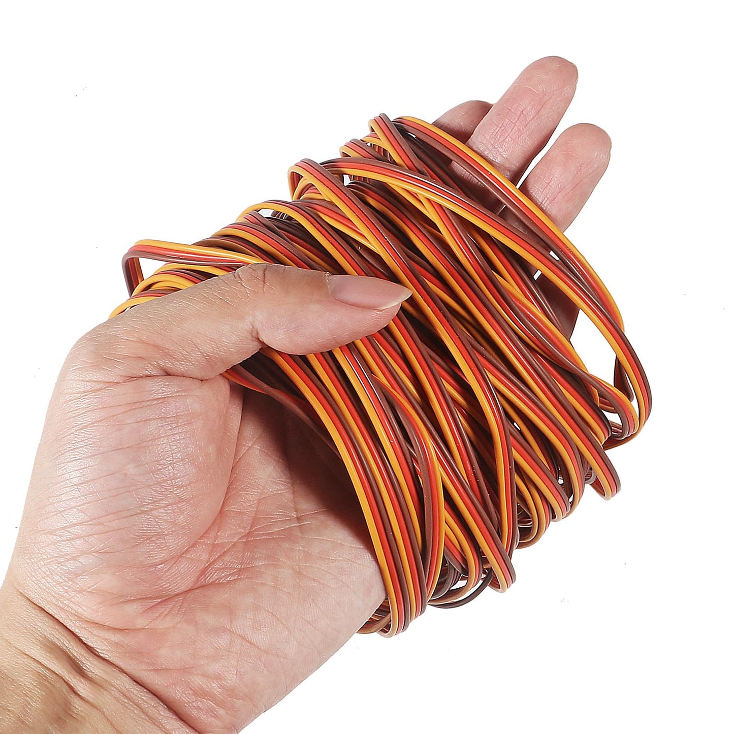 50 Feet 22Awg Servo Extension Cable Wire Extended Wiring 60 Cores Cord Lead For Rc Helicopter Drone Cars Diy Accessories