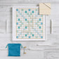 Ws Game Company Scrabble Bianco Edition With Rotating Wooden Game Board