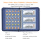 Coin Collection Book Holder For Collectors, 300 Pockets Fireproof Coins Collecting Album & 36 Sleeves Money Storage Case For Coi