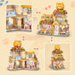 Street View Cute Cat Shop Mini Building Blocks  MOC Creative Building Toys Cute Animals Building Set for Girls 6-12  Simulation Architecture Construction Toy  Gift Idea for Kids mature-themeds (917 PCS)