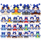 Relaxgiant 24 Pcs Cheerleading Stuffed Animals Mini Plush Gifts, Blue