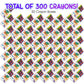 ArtCreativity Crayons Bulk Set - 50 Crayon Packs - 6 in Each Pack - 300 Total - Crayons for Kids in Red, Orange, Yellow, Green,
