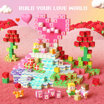 Gobidex 100Pcs Magnetic Blocks Princess Building Toys For Girls Age 3+, Game-Based Build Magwonder With Stem Magnet Construction Set, Sensory Gifts For Kids Birthday (1 Inch)