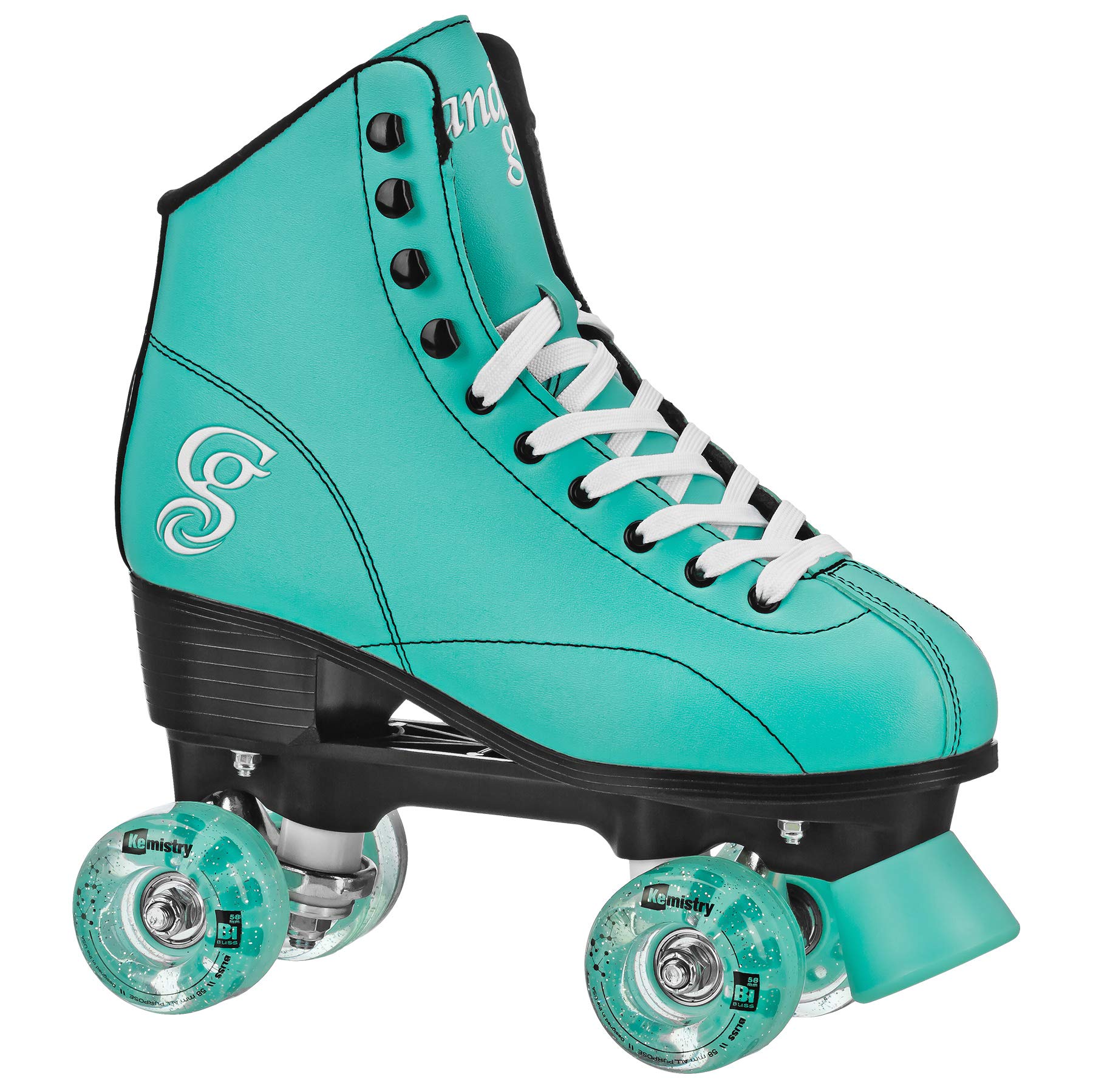 Candi Grl Sabina - Colorful Freestyle Roller Skates -Mint/Black Mint/Black Size 04