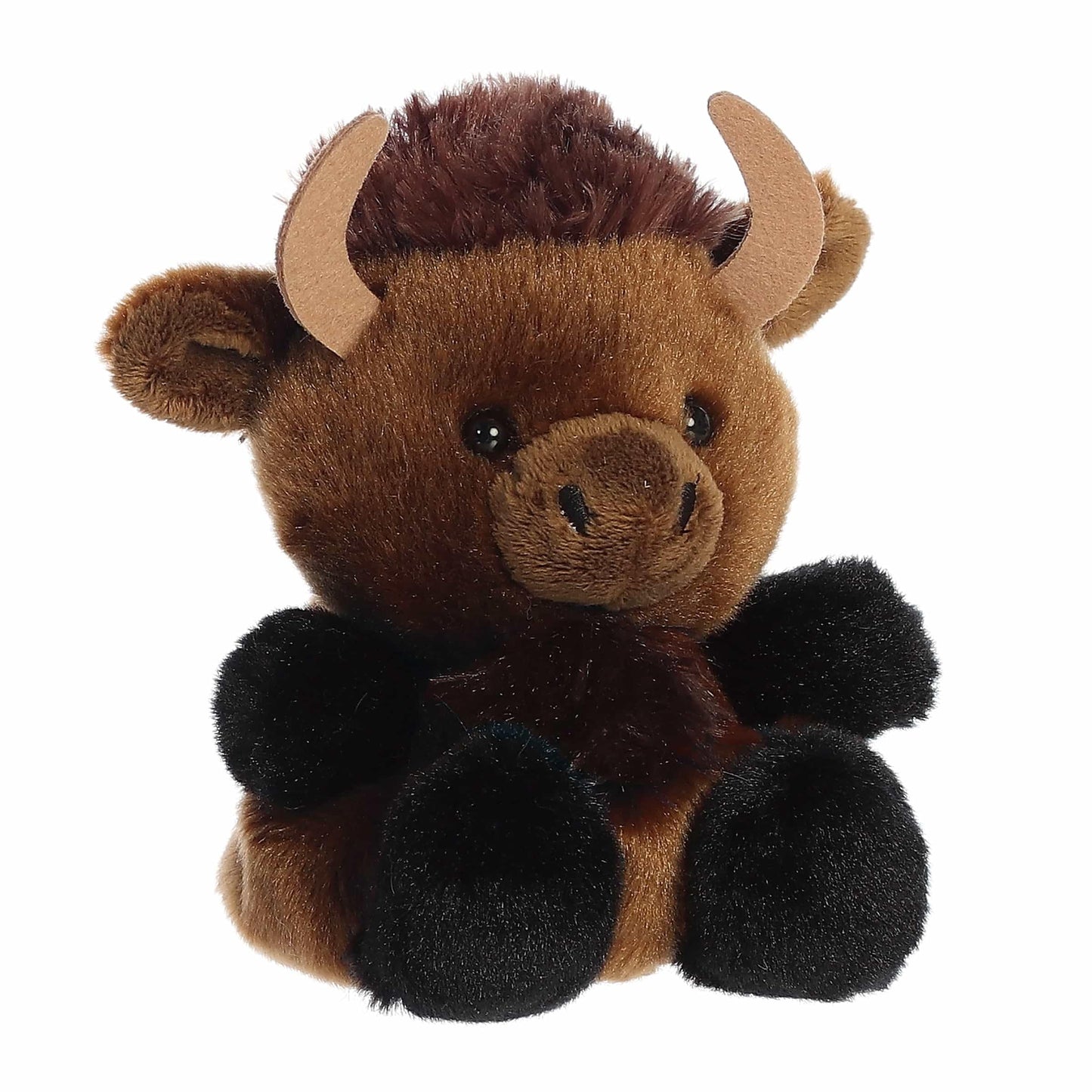 Aurora® Billy Bison™ Stuffed Animal - Brown Plush - 4 Inches - Fun Collectible for Kids & Adults - Perfect for Rooms & Gifts