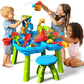 Cozybomb Water Table For Toddlers 3-5 | Outdoor Toys Water Play Table, Magnetic Fishing Toy Game, Summer Splash Pond Showers San