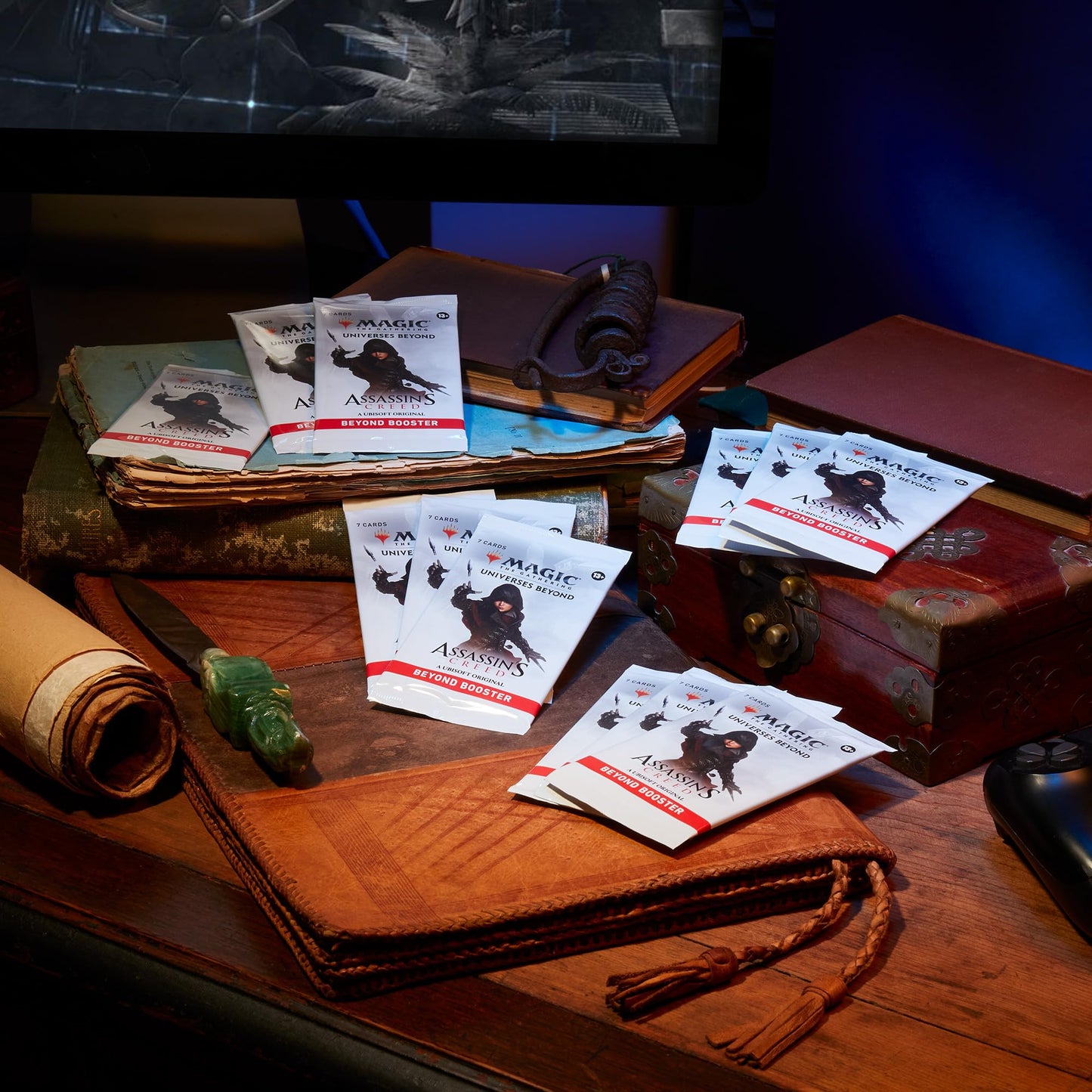Magic: The Gathering - Assassins Creed Beyond Booster Box | 24 Beyond Boosters (7 Cards In Each Pack) | Collectible Trading Card