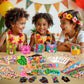 BenLouis Hawaiian Luau Party Favors Set - 108 Pcs Tropical Tiki Theme Goodie Bag Stuffers for Kids Birthday Pool School Classroom