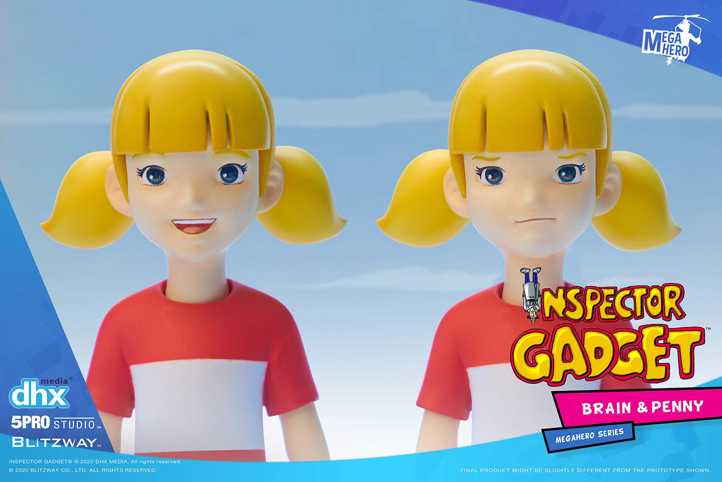 Blitzway - Inspector Gadget - Brain & Penny, 5Pro Studio Megahero Series