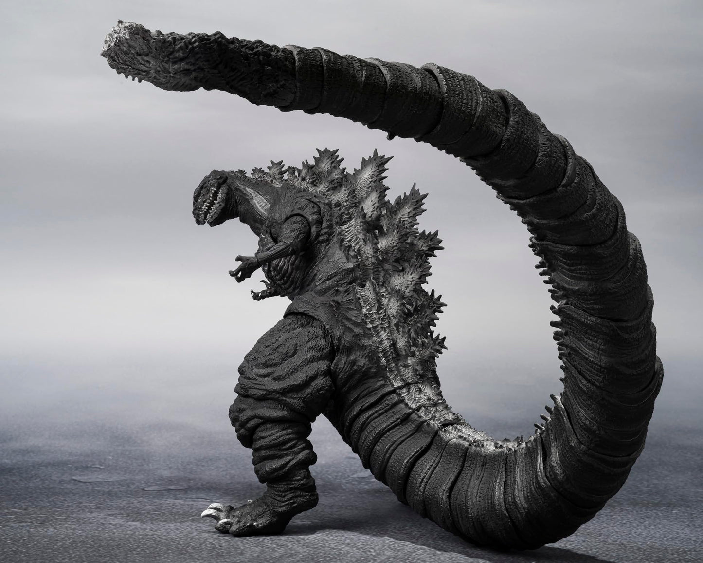 Tamashii Nations - Shin Godzilla - Godzilla [2016] The Fourth Orthochromatic Ver., Bandai Spirits S.H.Monsterarts Action Figure