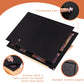 Tektalk Foldable Jigsaw Puzzle Board With 4 Angle Adjustable Bracket/Stand, Lightweight Portable Puzzle Mat Plateau With Wooden Easel, Foldaway Felt Puzzle Table, For Up To 1500 Pieces (Black)