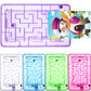 Skylety 5 Pcs Money Puzzle Box Gift Card Box Plastic Puzzle Card Holder Fun Maze Intellectual Pinball Machine Game for Teens and mature-themeds Birthday Party Favors(Clear  Blue  Purple  Pink  Green)