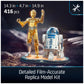 4D Build  Star Wars C-3PO & R2-D2 3D Model Kit with Stand  Star Wars Collectibles & Desk D?cor  mature-themed Puzzles  Building Toys  3D Puzzles for mature-themeds & Teens  416 Pieces  for Ages 12 & Up