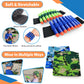 Wishery Accessories For Nerf Party Supplies - 20 Sets. Kids Birthday Favors Bulk Pack With Darts, Glasses, Masks, And Wristbands