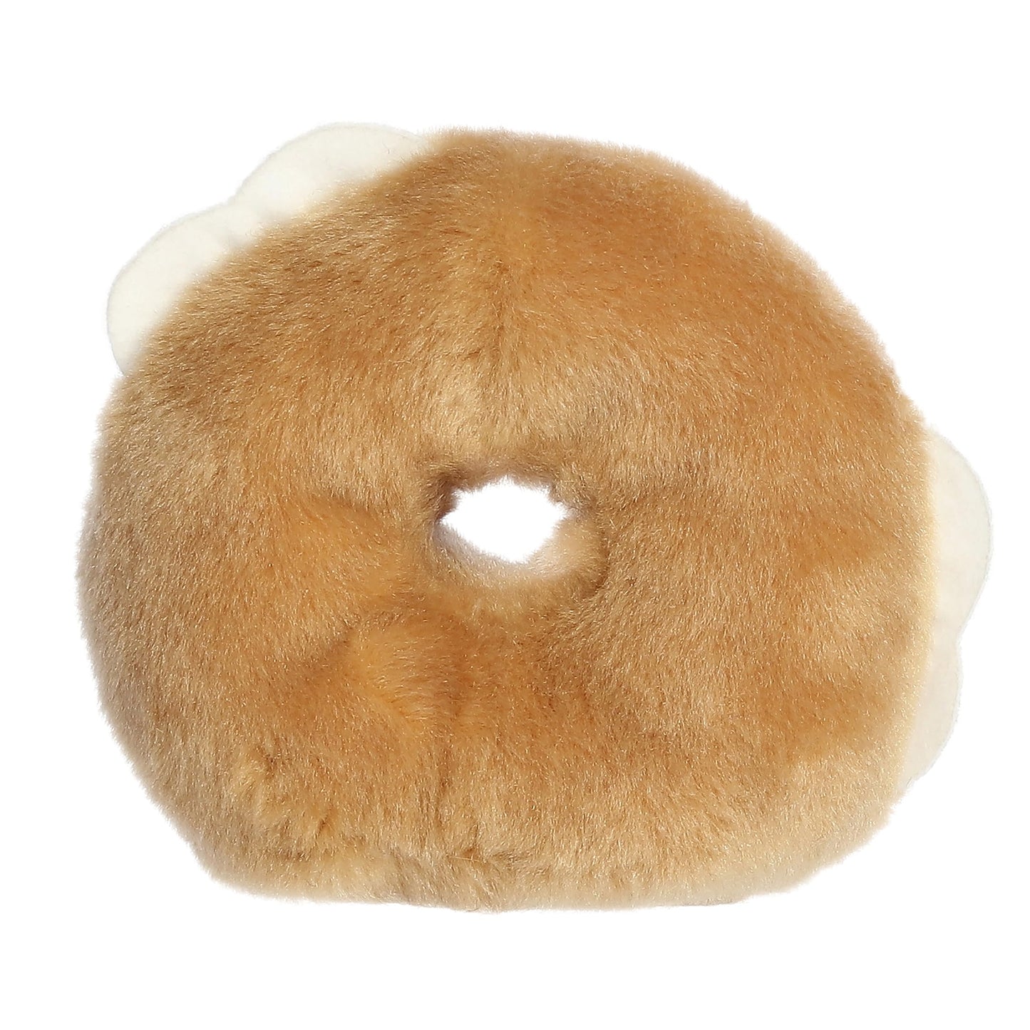 Aurora Adorable Palm Pals Tony Everything Bagel Stuffed Animal - Fun Collectible Plush for Kids and mature-themed Collectors - Perfect for Decorating Rooms and Birthday Gifts - Brown 5 Inches